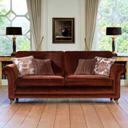 Alstons Charlbury Standard Back 3 Seater Fabric Sofa