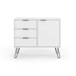 Casa Alden Small Sideboard, White - thumbnail 2