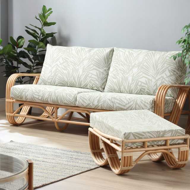 Desser Pretzel Cane Footstool - image 1