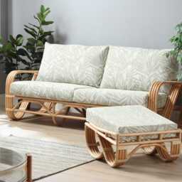 Desser Pretzel Cane Footstool - thumbnail 1