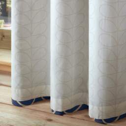 Orla Kiely Linear Stem Curtains, 117 x 183cm, Whale - thumbnail 3
