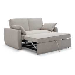 Casa Cara Fabric Sofa Bed, Natural - thumbnail 1