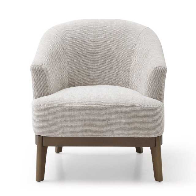 Casa Elsie Fabric Accent Chair, Natural - image 1