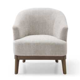 Casa Elsie Fabric Accent Chair, Natural