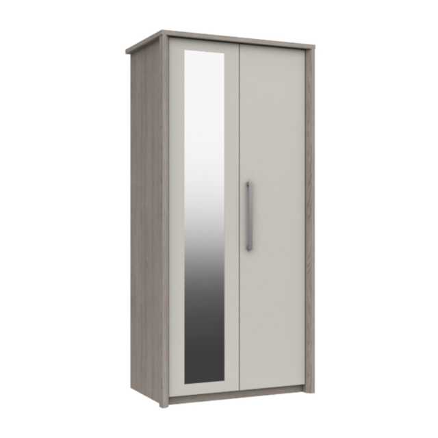 Casa Milan Double Mirrored Wardrobe - image 1