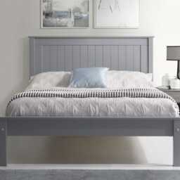 Casa Lily Low Footend Bed Frame, Double, Grey - thumbnail 4