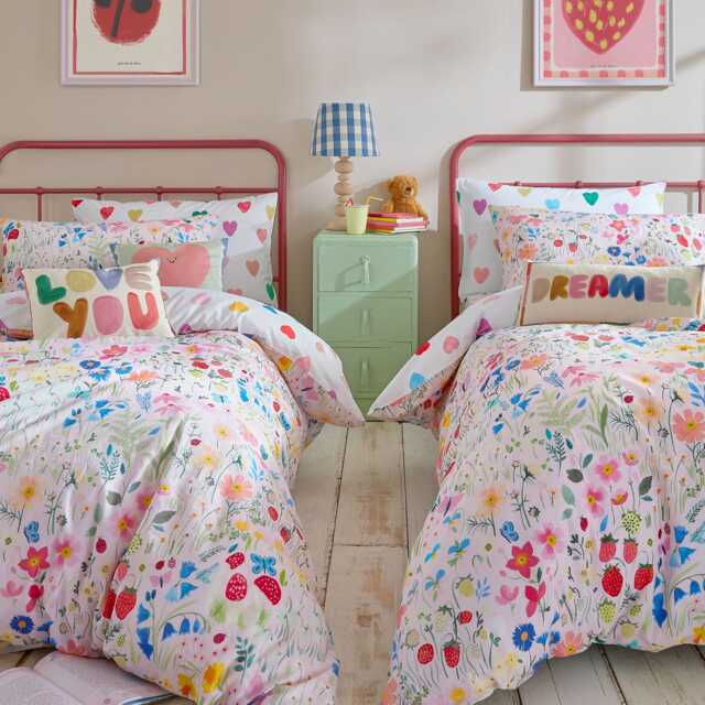Bluebellgray Secret Garden Duvet Set, Single, Multicolour - image 1