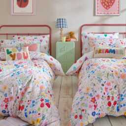 Bluebellgray Secret Garden Duvet Set, Single, Multicolour
