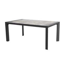 Kettler Malo Aluminium Garden Dining Set, Rectangular, 6 Seater, Grey - thumbnail 3