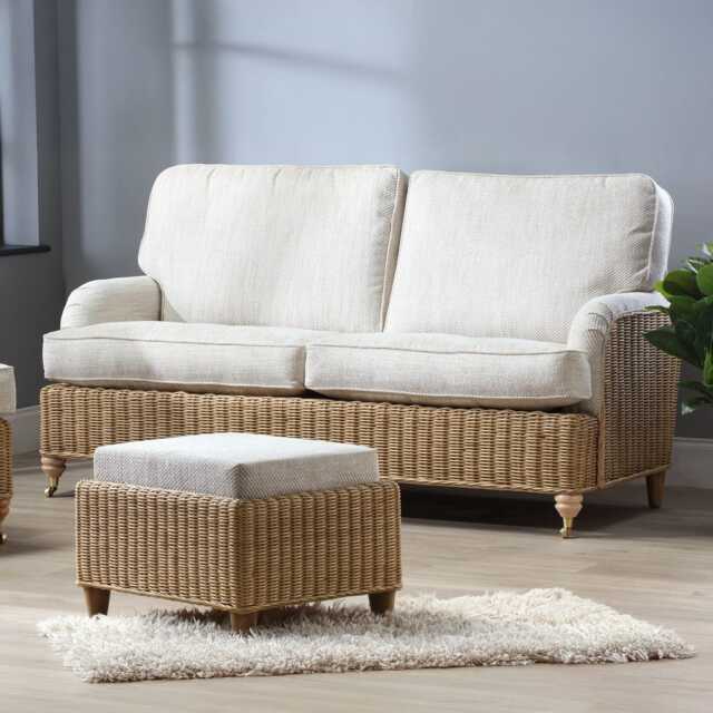 Desser Seville 3 Seater Cane Sofa - image 1