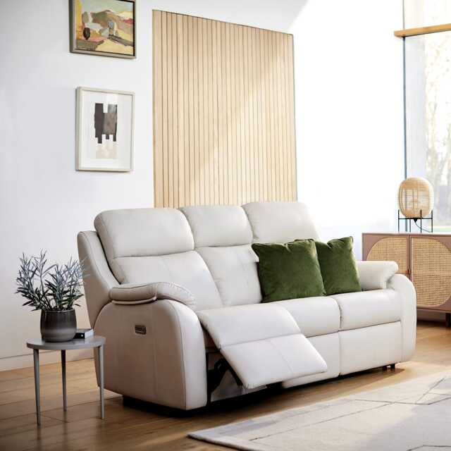 G Plan Kingsbury Fabric Storage Footstool, Stipple Cinder - image 1