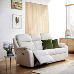 G Plan Kingsbury Fabric Storage Footstool, Stipple Cinder