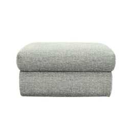 G Plan Kingsbury Fabric Storage Footstool, Stipple Cinder - thumbnail 2