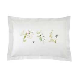 Sophie Allport Wild Floral Oxford Pillowcase Pair, Green - thumbnail 1