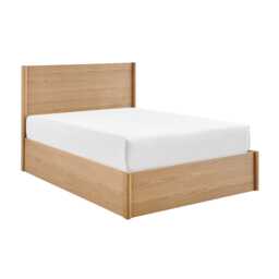 Casa Jase Storage Bed Frame, Double, Oak - thumbnail 3