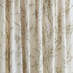 Laura Ashley Pussy Willow Curtains, 162 x 228cm, Off-White Hedgerow - thumbnail 4
