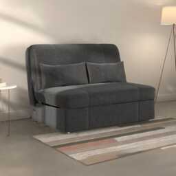 Casa Redford Pocket Fabric Sofa Bed, 137cm, Zinc
