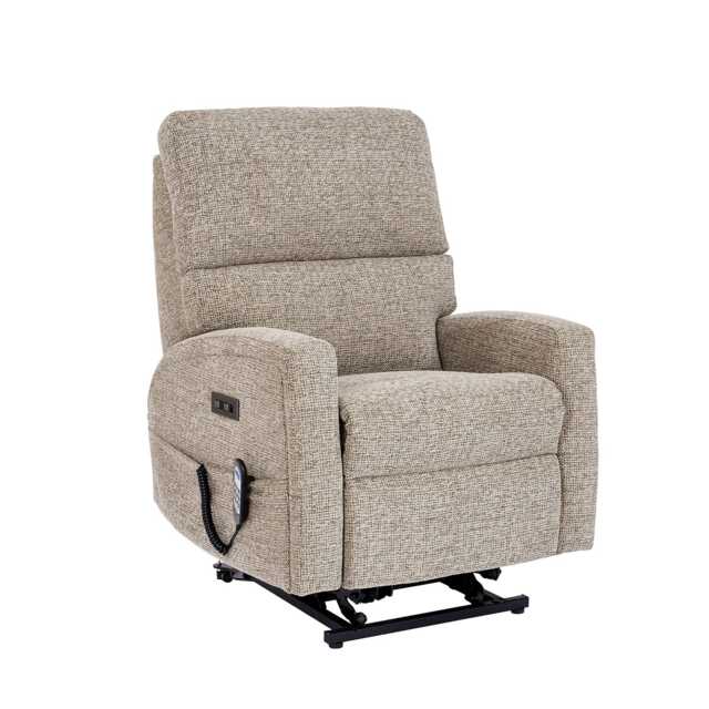 Celebrity Southwell Petite Lift & Rise Recliner Fabric Armchair, Hessian Mocha - image 1
