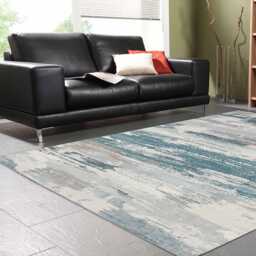 Frith Rugs Kaydon Washable Woven Rug, 180cm x 120cm, Blue - thumbnail 3