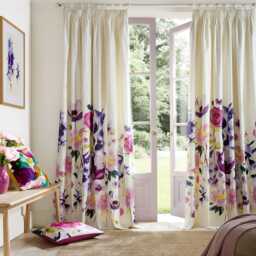 Bluebellgray Taransay Curtains, 168 x 137cm, Fuchsia