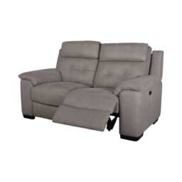 Casa Billy 2 Seater Fabric Power Recliner Sofa, Silver Grey - thumbnail 2
