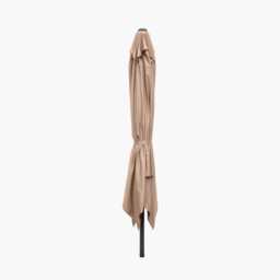 Glow T2 Aluminium Cantilever Parasol with Tilt, 3m, Square, Taupe - thumbnail 3