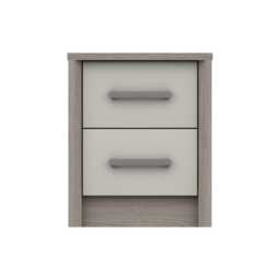 Casa Milan 2 Drawer Bedside Cabinet - thumbnail 2