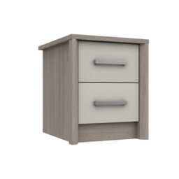 Casa Milan 2 Drawer Bedside Cabinet - thumbnail 1