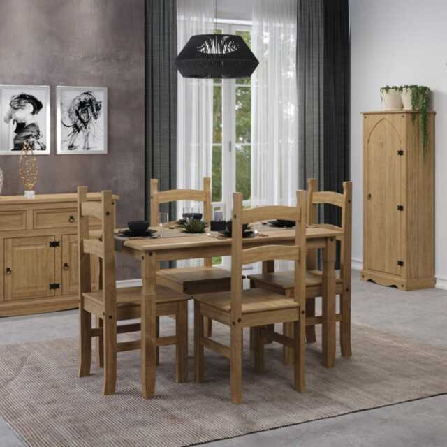 Casa Connor Square Table & 2 Dining Chairs Set - image 1