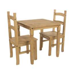 Casa Connor Square Table & 2 Dining Chairs Set - thumbnail 2