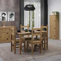 Casa Connor Square Table & 2 Dining Chairs Set - thumbnail 1