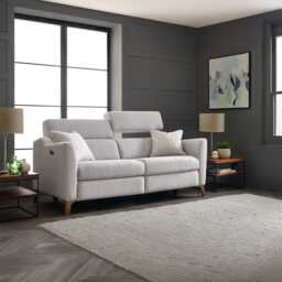 Casa Ollie 3 Seater Power Recliner Fabric Sofa - thumbnail 2