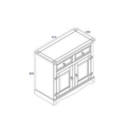 Casa Connor Small Sideboard - thumbnail 2