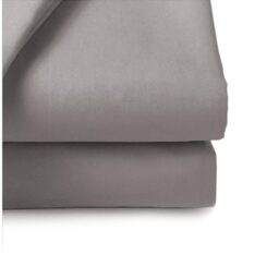 Belledorm 200 Thread Count Fitted Sheet, Single, Grey