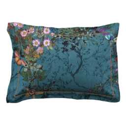 Timorous Beasties Bloomsbury Garden Duvet Set, Single, Teal - thumbnail 3