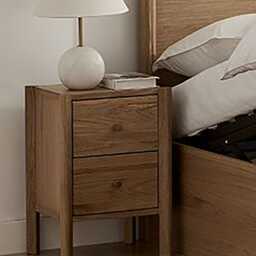 Casa 2 Drawer Bedside Table - thumbnail 2