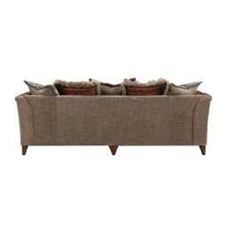 At The Helm Savannah 4 Seater Pillow Back Leather Sofa, Voyager Oak Cask - thumbnail 3