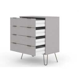 Casa Alden 4 Drawer Chest of Drawers, Grey - thumbnail 2