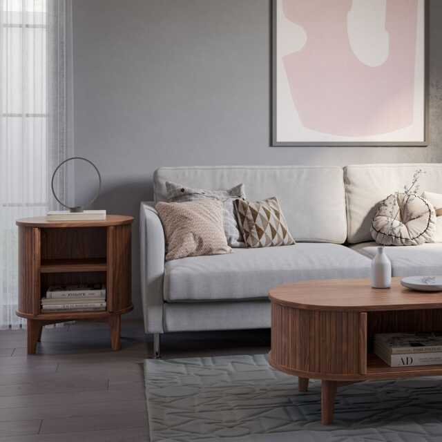 Casa Cali Side Table, Walnut - image 1