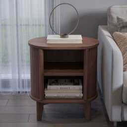 Casa Cali Side Table, Walnut - thumbnail 2