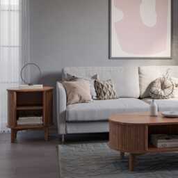 Casa Cali Side Table, Walnut - thumbnail 1