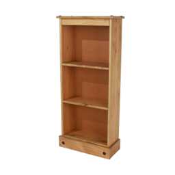 Casa Connor Low Narrow Bookcase, Antique Wax