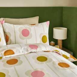 Orla Kiely Abacus Flower Duvet Set, Single, Sunrise - thumbnail 2