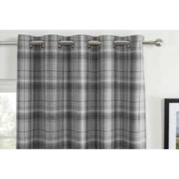 Sundour Carnoustie Curtains, 168 x 137cm, Grey - thumbnail 2
