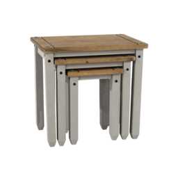 Casa Connor Nest Of Tables, Grey - thumbnail 2
