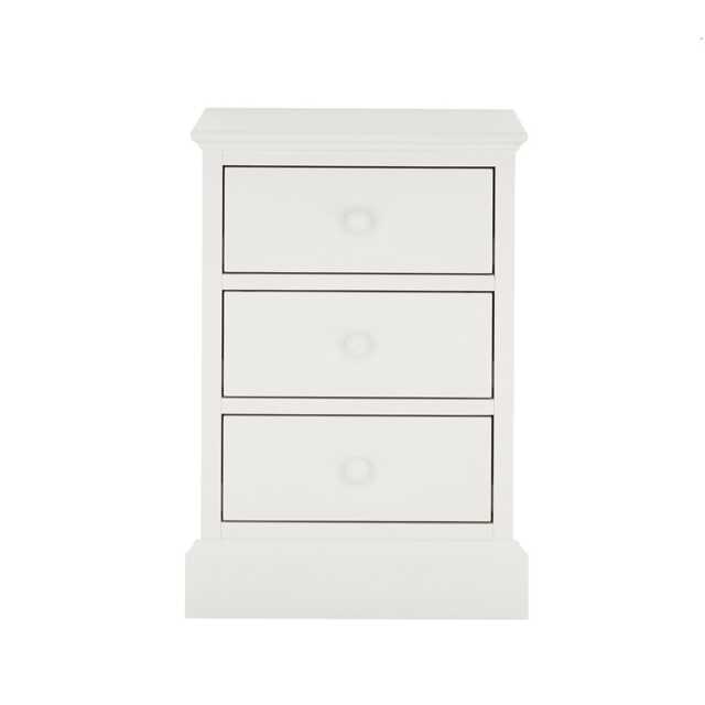 Casa Eva 3 Drawer Bedside Cabinet - image 1
