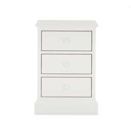 Casa Eva 3 Drawer Bedside Cabinet - thumbnail 1