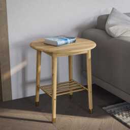 Casa Rise Side Table, Natural