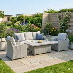 Casa Burford Garden Sofa Set, 5 Seater