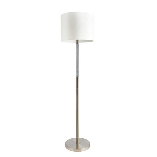 Endon Andromeda Floor Lamp, Satin Chrome - image 1